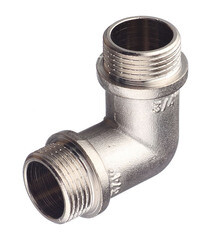 Угол Valtec 3/4 НР(ш) х 3/4 НР(ш) латунный (VTr.093.N.0005) - фото 1