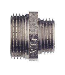 Ниппель переходной Valtec 3/4 НР(ш) х 1/2 НР(ш) латунный (VTr.580.N.0504) - фото 3