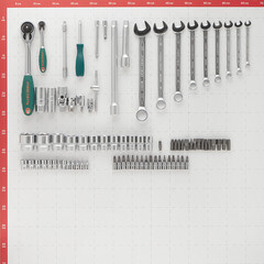 Набор инструментов универсальный Jonnesway (S04H52482S) (82 шт.) - фото 5