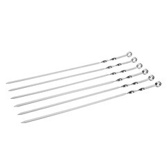 Набор шампуров Boyscout высококачественная сталь с пищевым покрытием 60 см (6 шт.) - фото 1