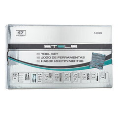 Набор инструментов универсальный Stels (14099) (47 шт.) - фото 6