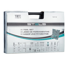 Набор инструментов универсальный Stels (14114) (151 шт.) - фото 5