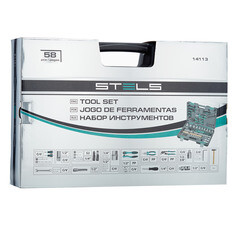 Набор инструментов универсальный Stels (14113) (58 шт.) - фото 6