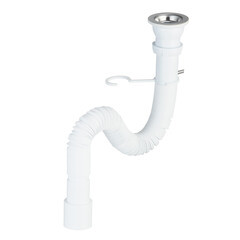 Изображение товара Сифон для раковины и мойки Wirquin Pro 1 1/2х40 мм с выпуском d70 мм с соединением 40/50 мм (30717985)