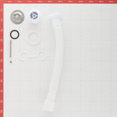 Сифон для раковины и мойки Wirquin Pro 1 1/2х40 мм с выпуском d70 мм с соединением 40/50 мм (30717985) - фото 3