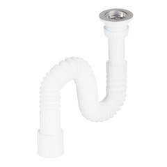 Сифон для раковины Wirquin Pro 1 1/4х40 мм с выпуском d63 мм с соединением 40/50 мм (30717988) - фото 1