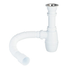 Сифон для раковины и мойки Wirquin Pro 1 1/2х40 мм с выпуском d70 мм с соединением 40/50 мм (30718026) - фото 1