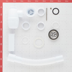 Сифон для раковины и мойки Wirquin Pro 1 1/2х40 мм с выпуском d70 мм с соединением 40/50 мм (30718026) - фото 3