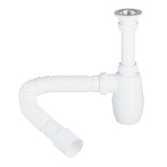 Изображение товара Сифон для раковины Wirquin Pro 1 1/4х40 мм с выпуском d63 мм с соединением 40/50 мм (30718050)