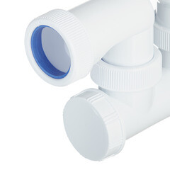 Сифон для ванны Wirquin Pro 1 1/2х40 мм регулируемый с выпуском с переливом (30718059) - фото 5