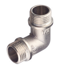 Угол Valtec 1/2 НР(ш) х 1/2 НР(ш) латунный (VTr.093.N.0004) - фото 1