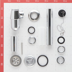 Сифон для раковины Wirquin 1 1/4х32 мм с выпуском d63 мм (30719166) - фото 3