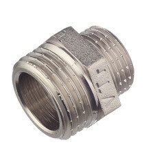 Ниппель переходной Valtec 1/2 НР(ш) х 3/8 НР(ш) латунный (VTr.580.N.0403) - фото 4