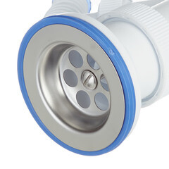 Сифон для раковины и мойки Wirquin Virplast 1 1/2х40 мм с выпуском d70 мм с двойным отводом (30986144) - фото 5