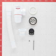 Сифон для мойки Wirquin Neo Air System 1 1/2х40 мм с выпуском d70 мм с соединением 40/50 мм (30987083) - фото 4