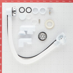 Сифон для ванны Wirquin Pro 1 1/2х40 мм регулируемый полуавтомат (30975014) - фото 4