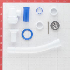 Сифон для раковины и мойки Wirquin Virplast 1 1/2х40 мм с выпуском d63 мм с соединением 40/50 мм (30980678) - фото 3