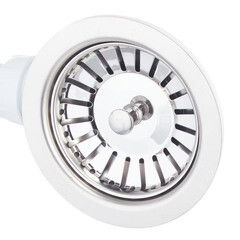 Выпуск для мойки Wirquin 3 1/2 с переливом нержавеющая сталь (30987086) - фото 5