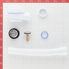 Сифон для душевого поддона Wirquin Virplast 1 1/2х40 мм слив d50 с выпуском клик-клак с соединением 40/50 мм (30987090) - фото 3