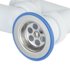 Сифон для душевого поддона Wirquin Virplast 1 1/2х40 мм с выпуском d70 мм с соединением 40/50 мм (30982460) - фото 4