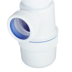 Сифон для мойки Wirquin Virplast 3 1/2х40 мм с выпуском d114 мм с отводом с переливом с фильтр-пробкой (30987089) - фото 6