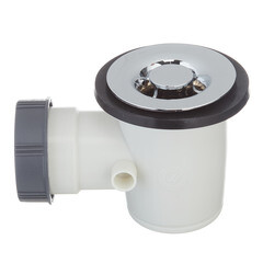 Изображение товара Сифон для душевого поддона Wirquin Tourbillon слив d50 выход d40 мм (34020201)