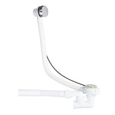 Сифон для ванны Wirquin Virplast 1 1/2х40 мм регулируемый с выпуском d50 мм с соединением 40 мм (30982476)