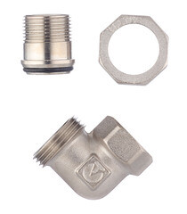 Американка угловая Valtec 3/4 ВР(г) х 3/4 НР(ш) латунная (VTr.098.N.0005) - фото 6