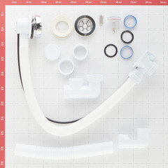 Сифон для ванны Wirquin Virplast 1 1/2х40 мм регулируемый с выпуском d50 мм с соединением 40 мм (30982476) - фото 3