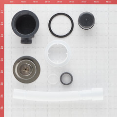 Сифон для душевого поддона Wirquin Tourbillon слив d90 с соединением 40/50 мм (30987107) - фото 5