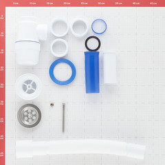 Сифон для раковины и мойки Wirquin Virplast 1 1/2х40 мм с выпуском d70 мм с соединением 40/50 мм (30986170) - фото 3