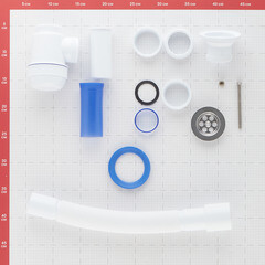 Сифон для раковины и мойки Wirquin Virplast 1 1/2х40 мм с выпуском d63 мм с соединением 40/50 мм (30986780) - фото 4