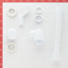 Сифон для писсуара Wirquin 1 1/4х40 мм с выпуском d40/46 мм с соединением 40/50 мм (30987106) - фото 4