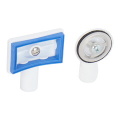 Сифон для двойной мойки Wirquin Virplast 3 1/2х40 мм с выпуском d114 мм с отводом с переливом с фильтр-пробкой (30987088) - фото 3