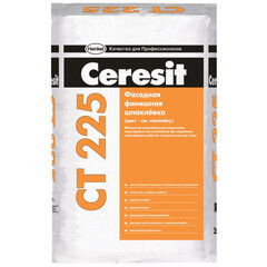 Шпаклека цементная Ceresit СТ 225 финишная серая 25 кг