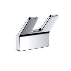 Крючок для ванной Iddis Slide двойной на шуруп металл хром (SLISC20i41)