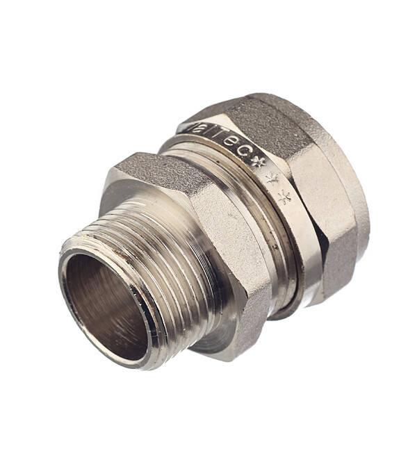 Изображение товара Соединитель прямой VALTEC 26 мм x 3/4" наружная резьба латунь