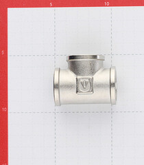 Тройник Valtec 3/4 ВР(г) х 3/4 ВР(г) х 3/4 ВР(г) латунный (VTr.130.N.0005) - фото 3