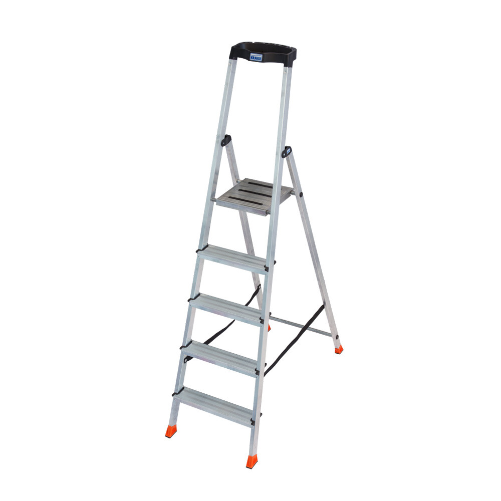 Изображение товара Алюминиевая стремянка Krause Safety 5 ступеней с рабочей высотой 3,05 м