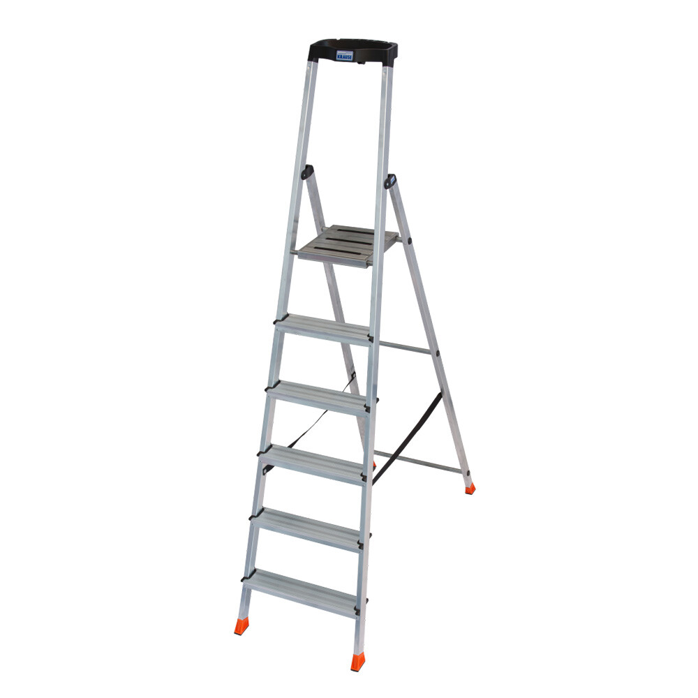 Изображение товара Алюминиевая стремянка 6 ступеней Krause Safety, складная, Германия