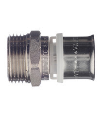 Соединитель прямой VALTEC (VTm.201.N.002606) 26(пресс) х 1 НР(ш) - фото 2