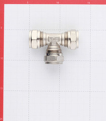 Тройник VALTEC (VTm.331.N.202020) 20 обж(ц) х 20 обж(ц) х 20 обж(ц) - фото 3