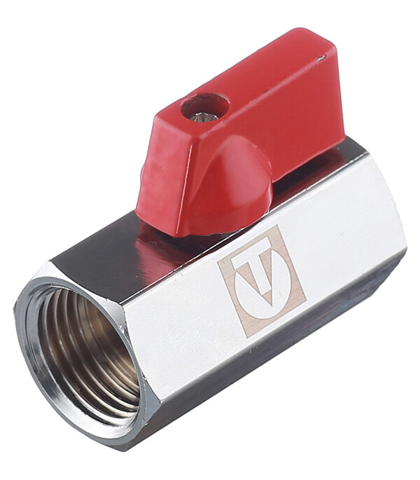 Изображение товара Кран шаровой латунный Valtec 1/2 ВР мини прямой VT.330.N.04 Италия