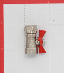 Кран шаровой латунный Valtec 16 обж(ц) х 1/2 ВР(г) для металлопластиковых труб бабочка прямой (VT.342.N.1604) - фото 5