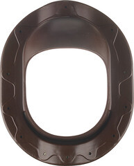 Проходной элемент Поливент для готовой кровли из металлочерепицы коричневый RAL 8017 - фото 2