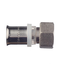 Соединитель прямой Valtec (VTm.222.N.001604) с накидной гайкой 16(пресс) х 1/2 ВР(г) - фото 3