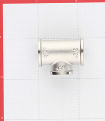 Тройник переходной Valtec 3/4 ВР(г) х 1/2 ВР(г) х 3/4 ВР(г) латунный (VTr.750.N.0504) - фото 2