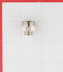 Ниппель переходной Valtec 1 НР(ш) х 1/2 НР(ш) латунный (VTr.580.N.0604) - фото 2