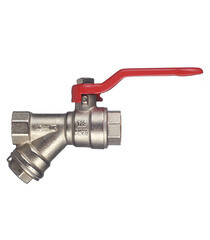 Кран шаровой латунный Valtec 1/2 ВР(г) х 1/2 ВР(г) ручка с фильтром прямой (VT.292.N.04) - фото 5