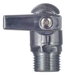 Кран шаровой латунный Valtec 1/2 НР(ш) х 1/2 НР(ш) к бытовой технике мини угловой (VT.392.N.04) - фото 4